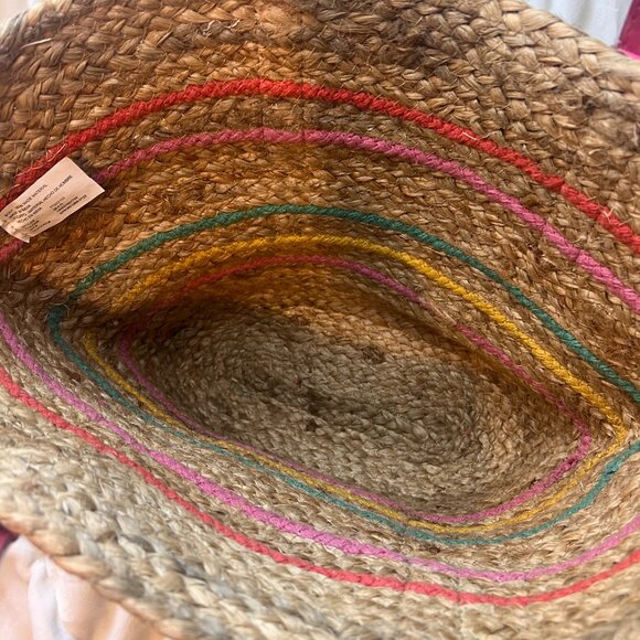 Perfect Beach Bag With Pink Straps - Picture 4 of 4